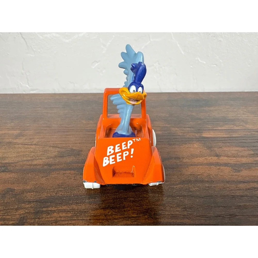Vintage 1988 Ertl‎ Looney Tunes Road Runner Orange Dune Buggy Die-Cast Toy Car